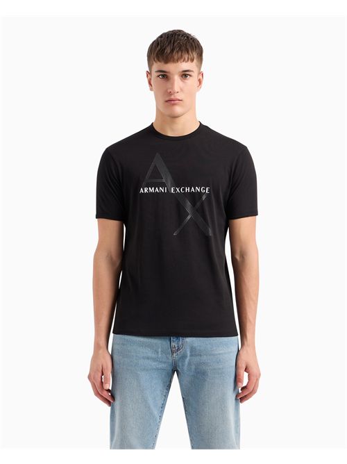 t-shirt man black ARMANI EXCHANGE | 8NZT76Z8H4Z/1200